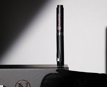 NADVIE pen device presented as part of a daily wellness and active lifestyle routine