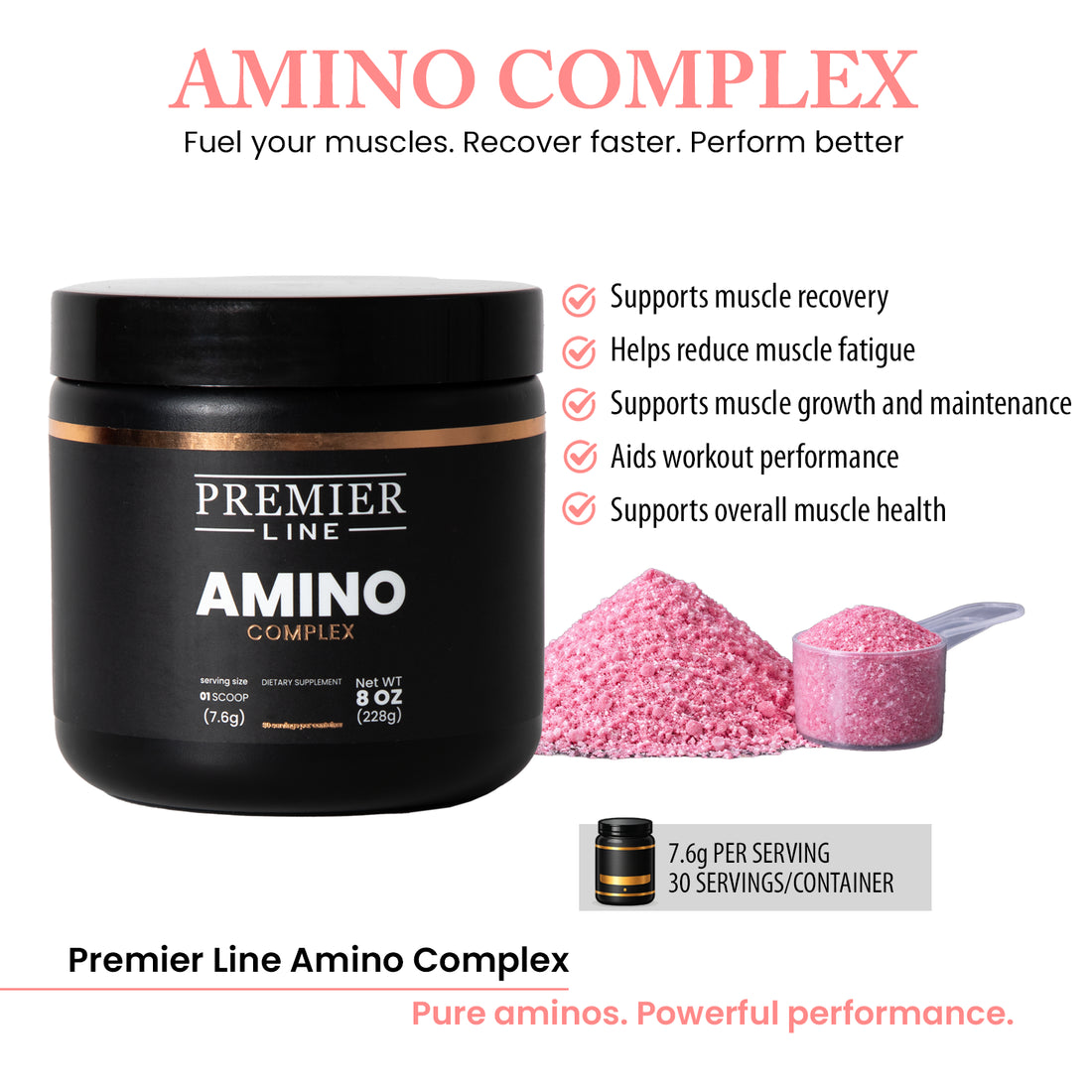 Amino Complex essential amino acids supplement by Premier Line