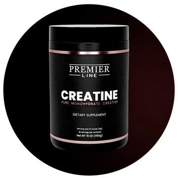 Creatine monohydrate powder supplement Premier Line