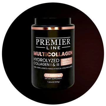 Multi collagen powder supplement by Premier Line