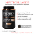 Multicollagen supplement powder by Premier Line for skin joint and bone support