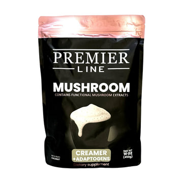 Mushroom coffee creamer with functional mushrooms for daily wellness