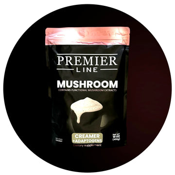Mushroom creamer supplement for coffee by Premier Line