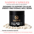 NAD supplement capsules supporting daily wellness