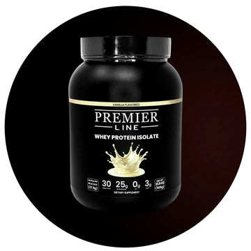 Whey protein isolate supplement by Premier Line