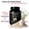 Whey protein isolate shake as part of a workout nutrition routine