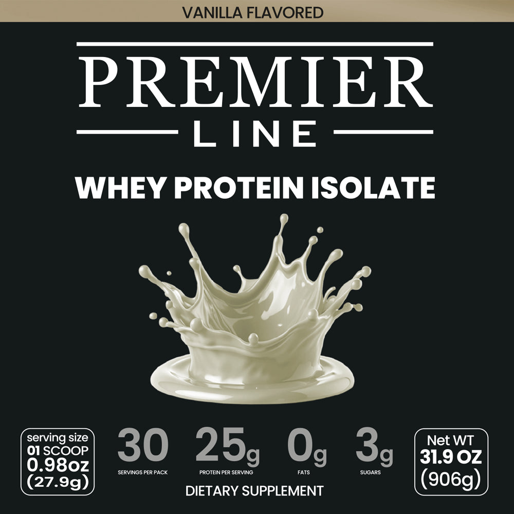 Whey protein isolate shake as part of a workout nutrition routine